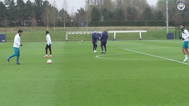 Man City get ready for Atlético Madrid